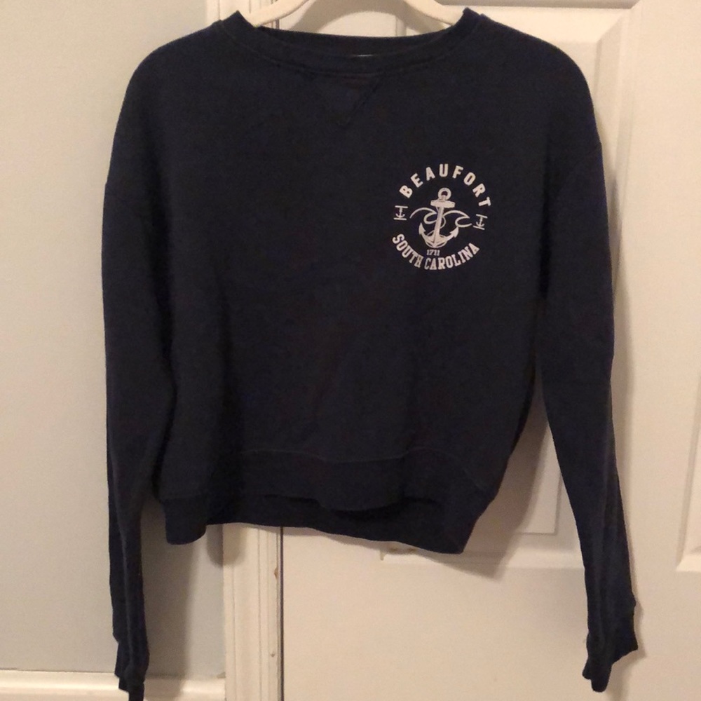 Beaufort South Carolina Cropped Crewneck